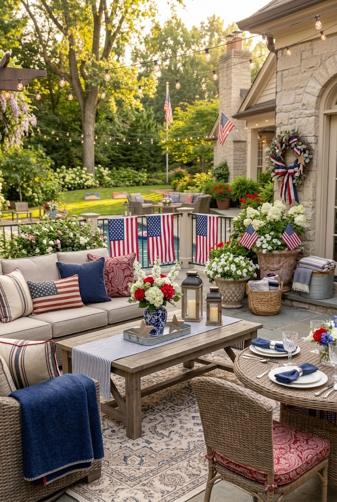 American Flag-Inspired Decor