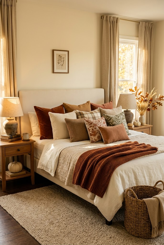 Fall-Themed Throw Pillow Ideas
