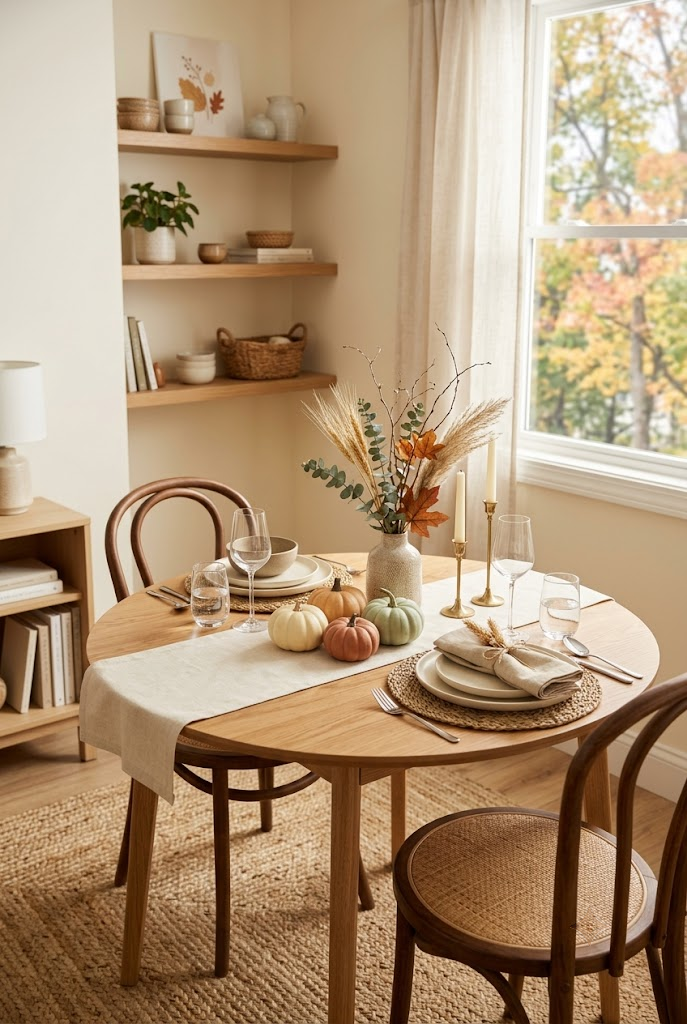 Small Dining Table Fall Decor Ideas