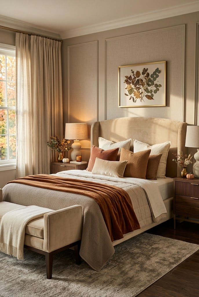 Elegant Fall Bedroom Ideas