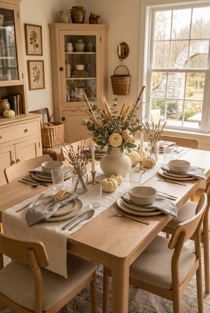 Scandinavian-Inspired Fall Table Decor