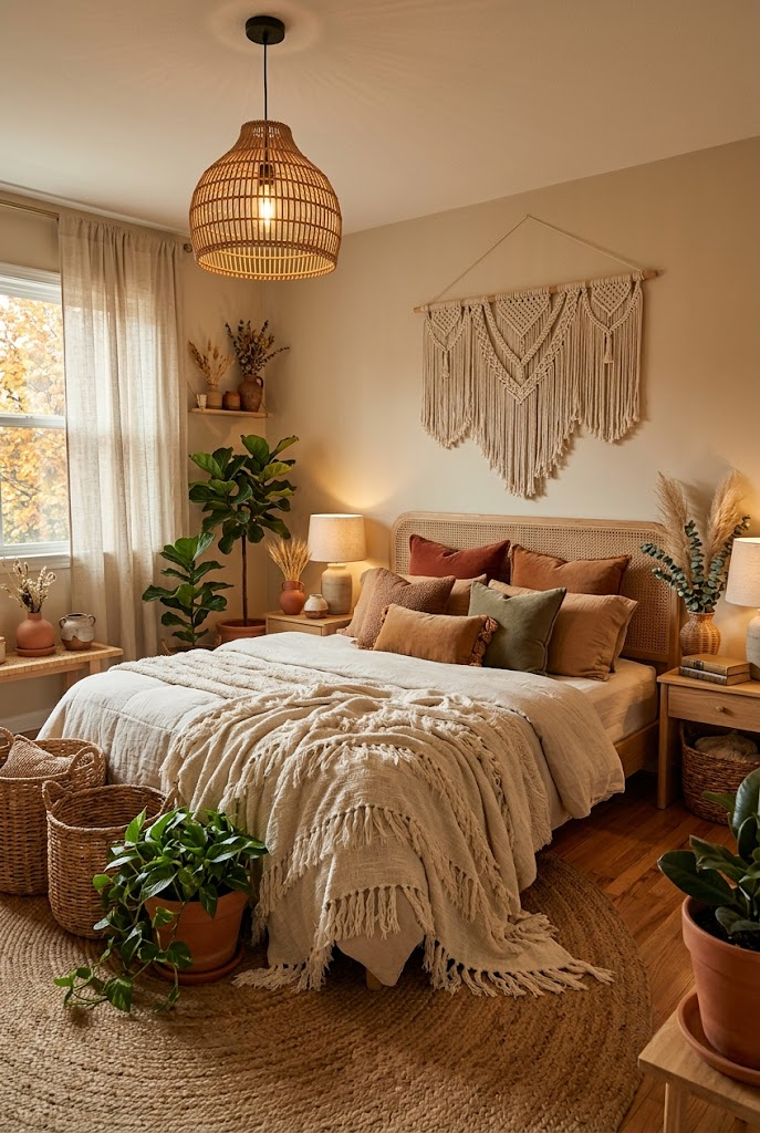 Boho Fall Bedroom Ideas