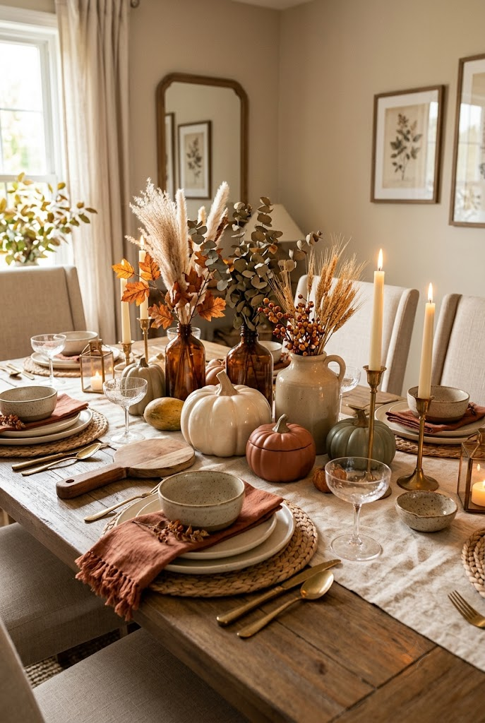 30 Beautiful Fall Table Decor Ideas for a Cozy and Stylish Autumn Dining Experience