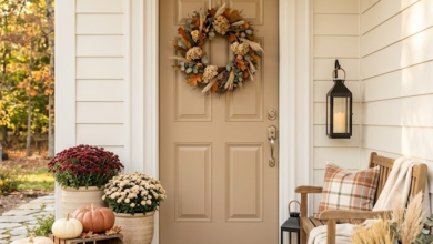 30 Stunning Fall Porch Decor Ideas to Create a Warm and Welcoming Autumn Entrance