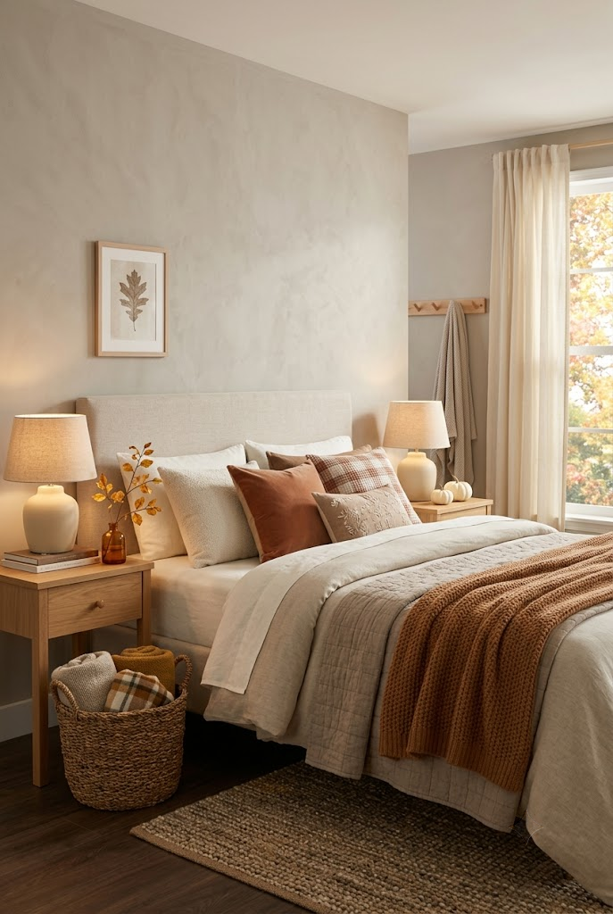 Simple Fall Bedroom Makeover