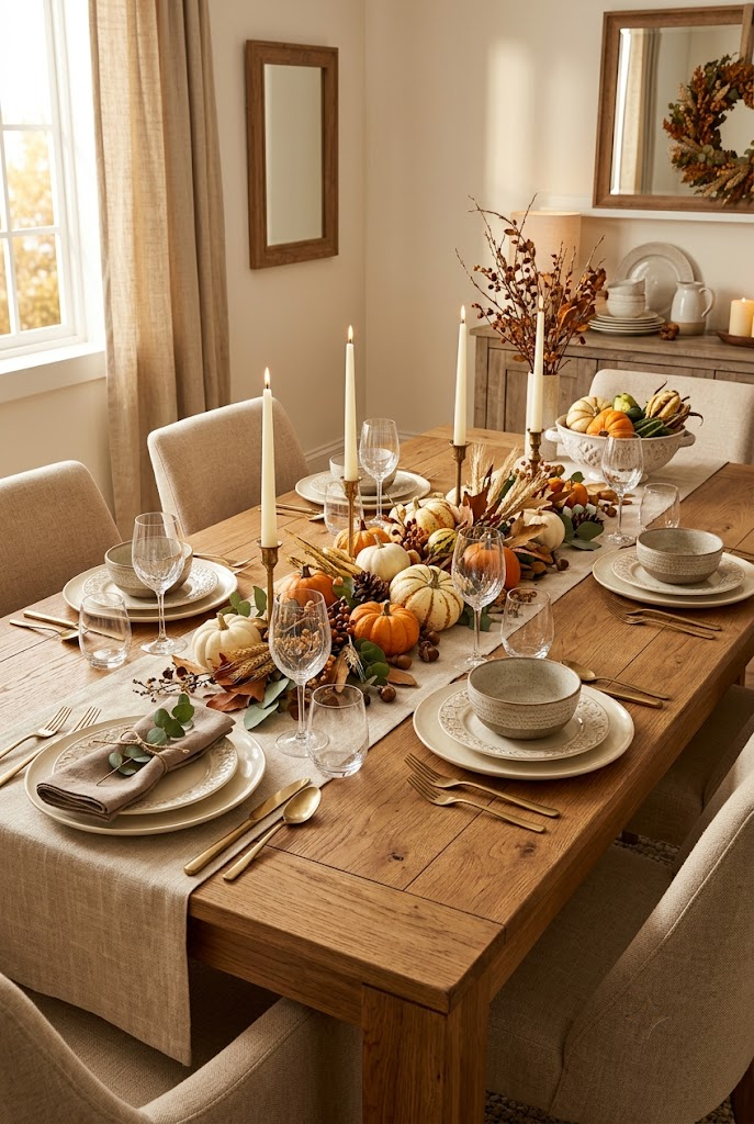 Thanksgiving-Inspired Fall Table Decor