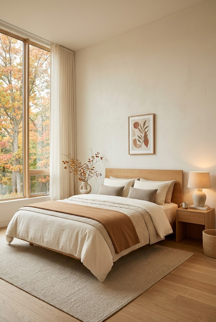 Minimalist Fall Bedroom Ideas