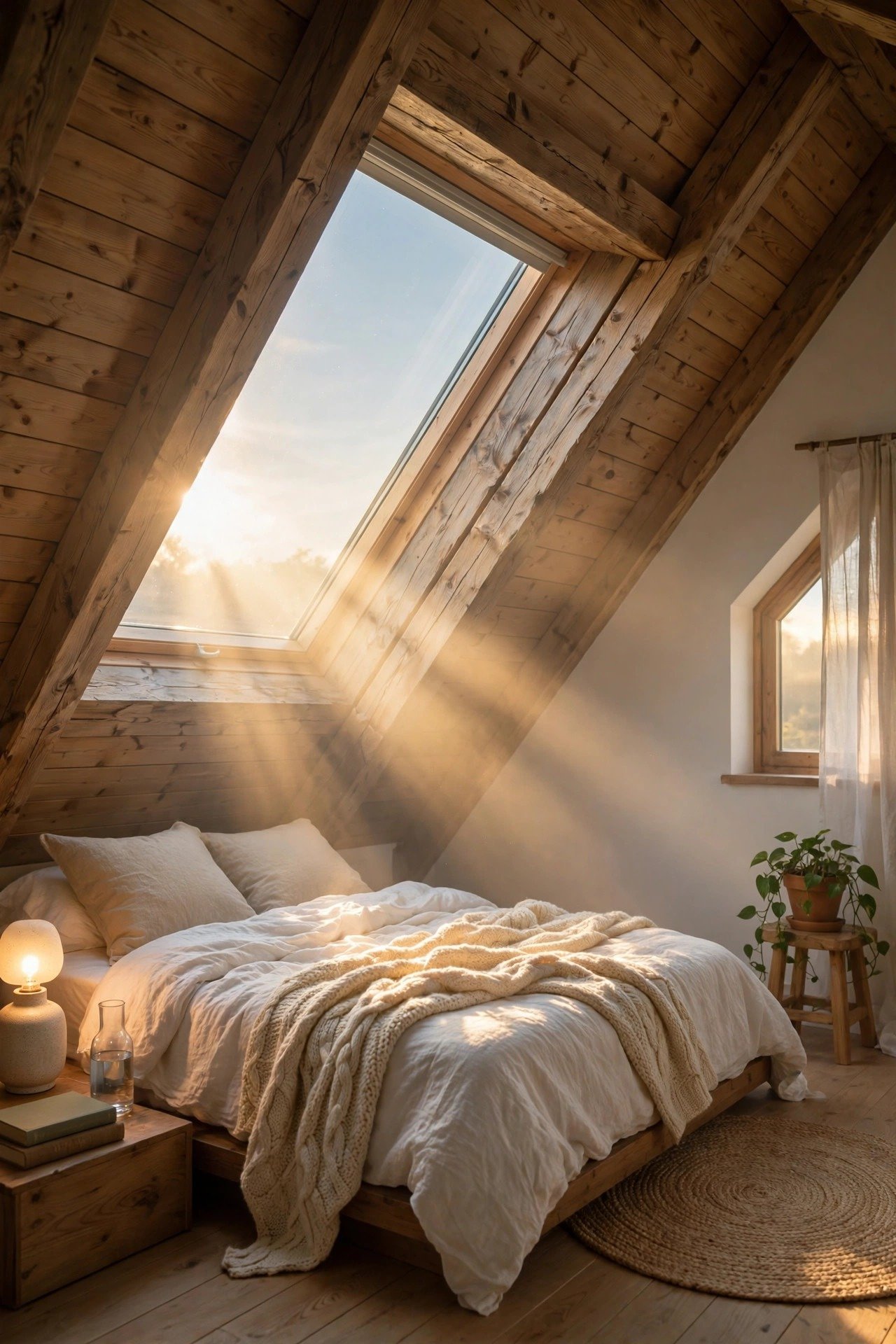 Skylight Sunrise Bedroom