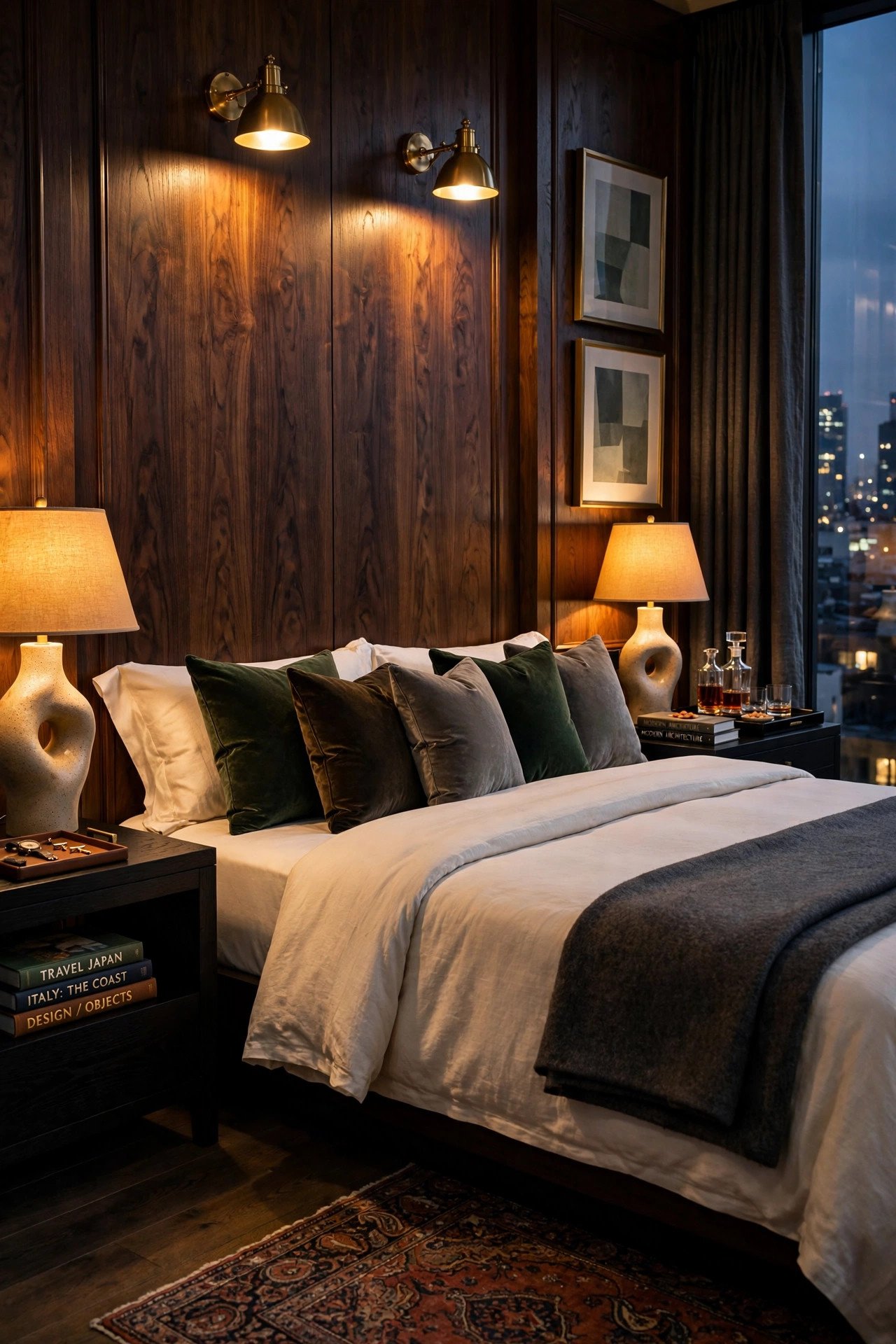 Dark Wood Paneling