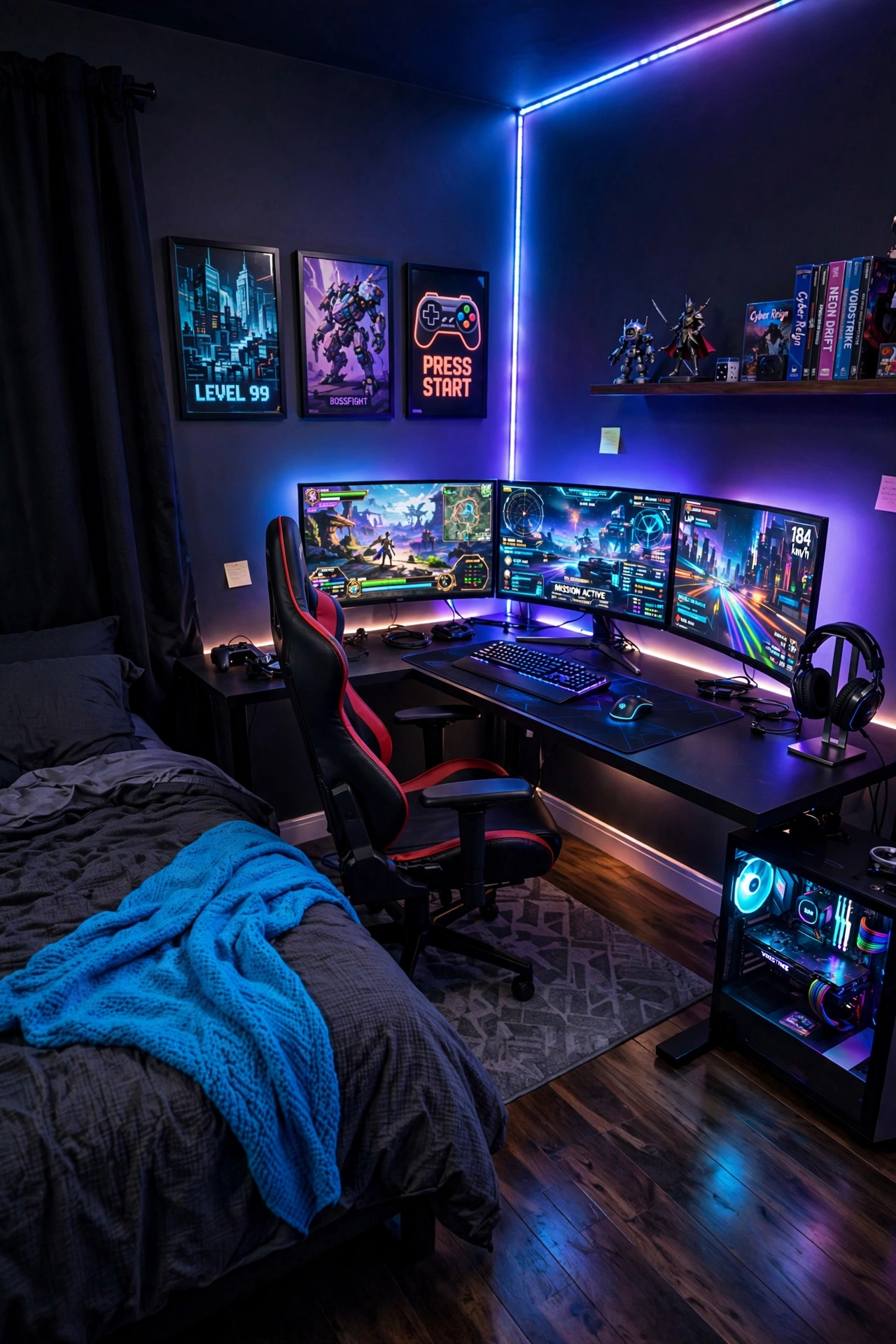 Gaming Command Center Setup