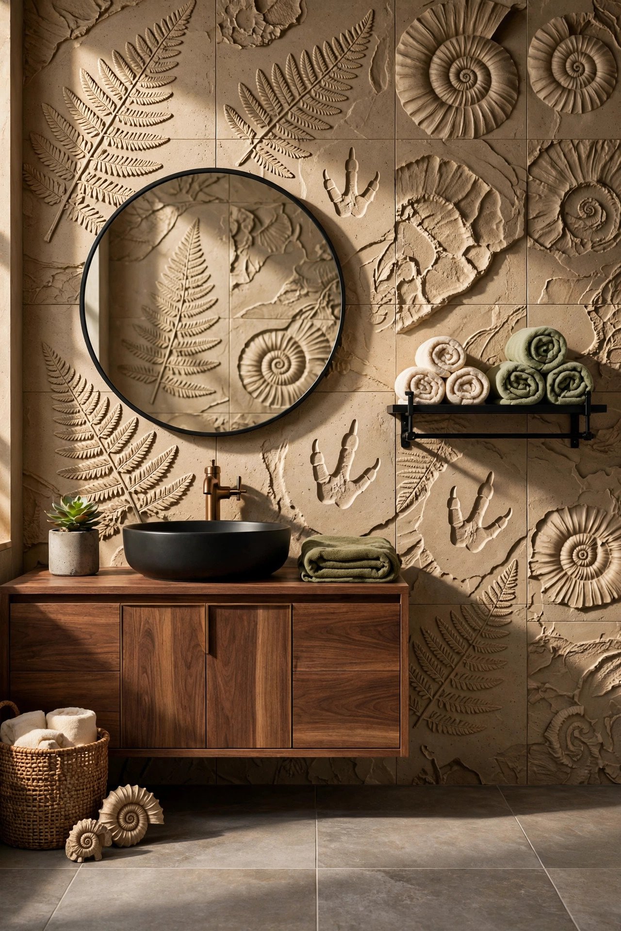 Dinosaur Fossil Wall Tiles