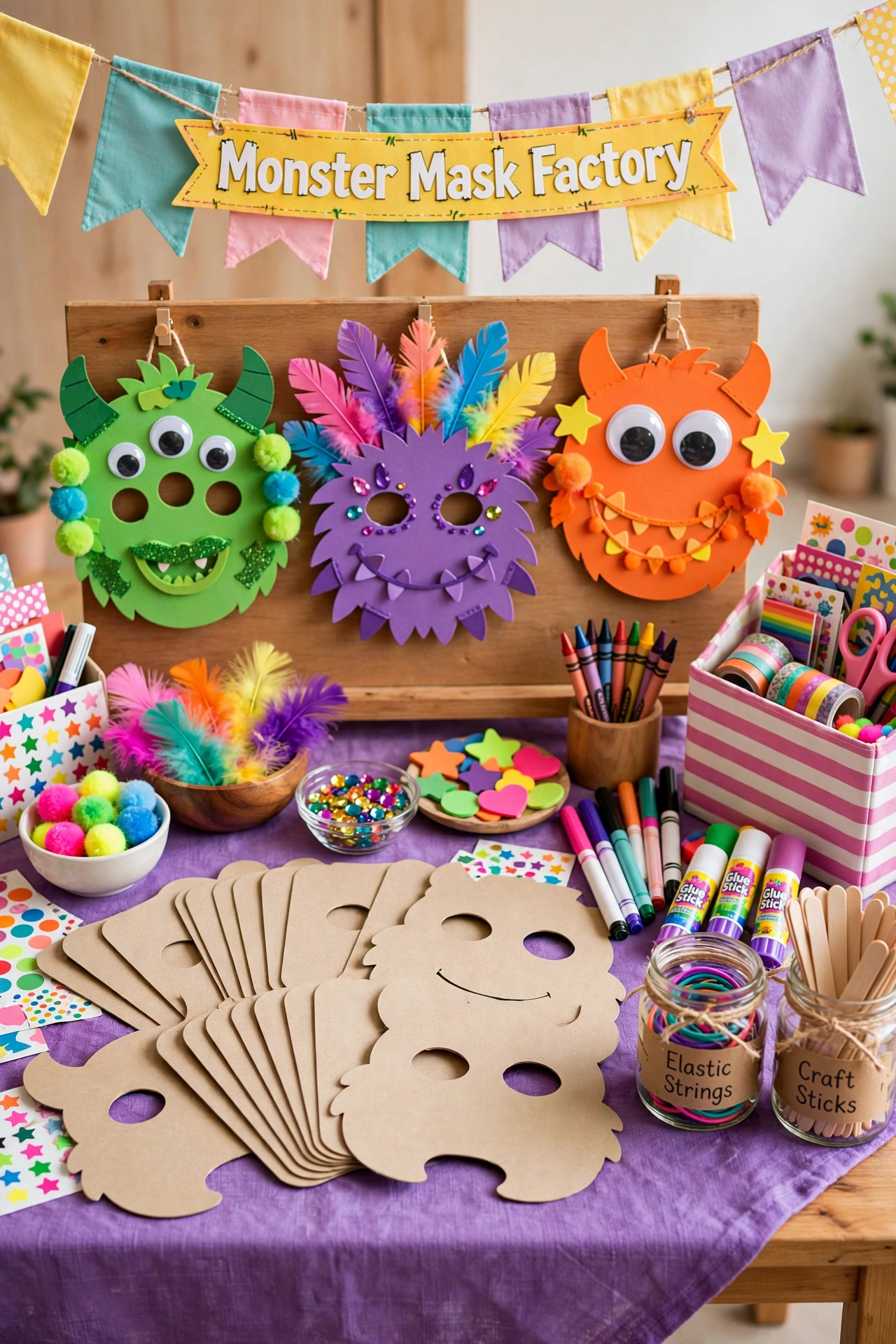 Monster Mask Craft Corner