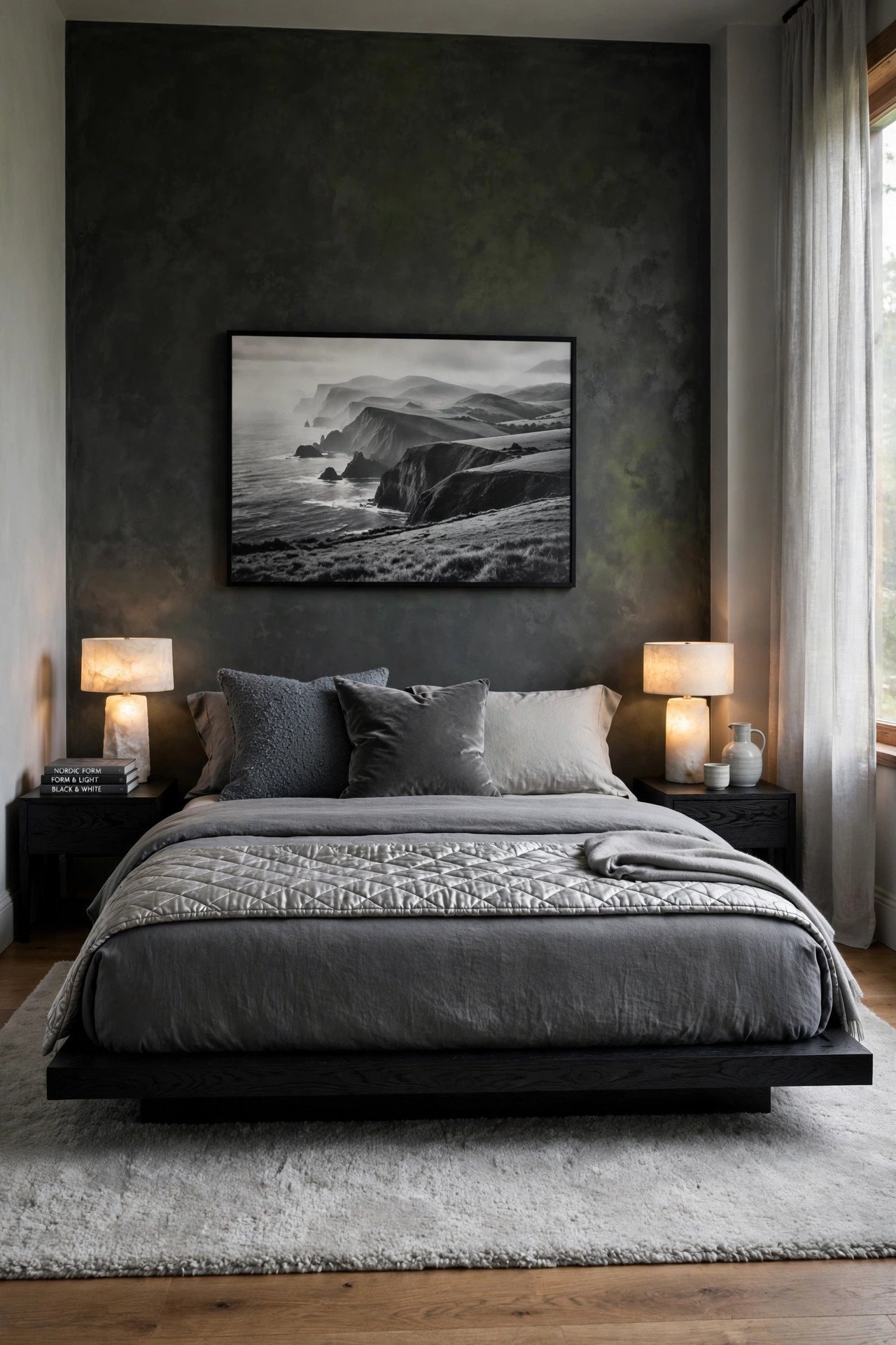 Charcoal and Gray Color Palette
