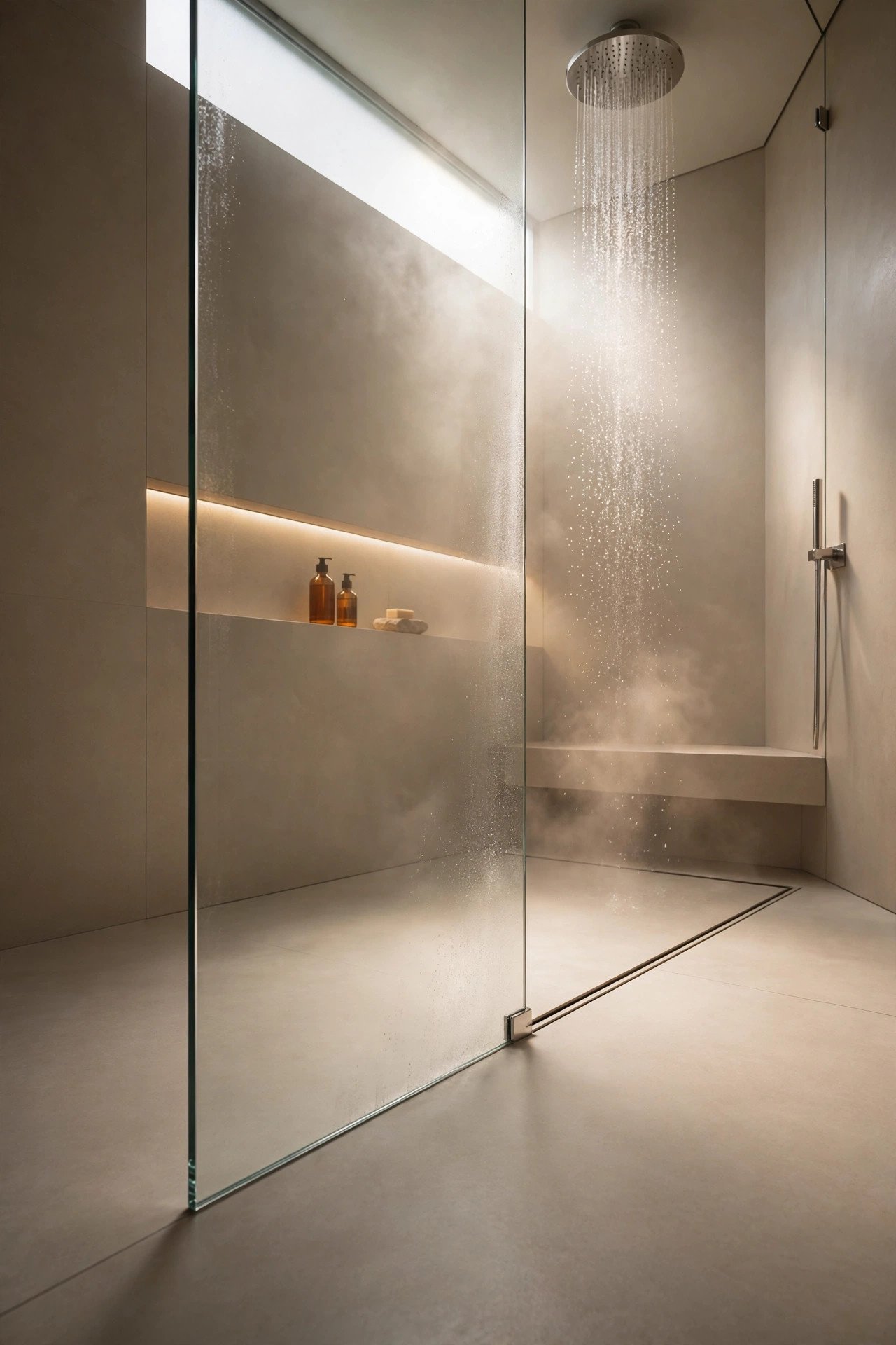 Frameless Glass Shower