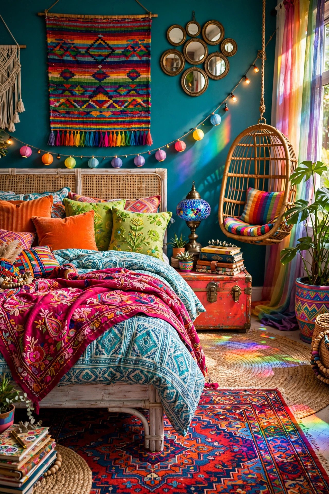 Bohemian Color Pop Retreat