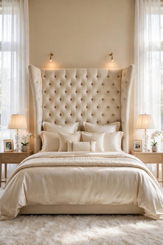Cream Upholstered Headboard Haven