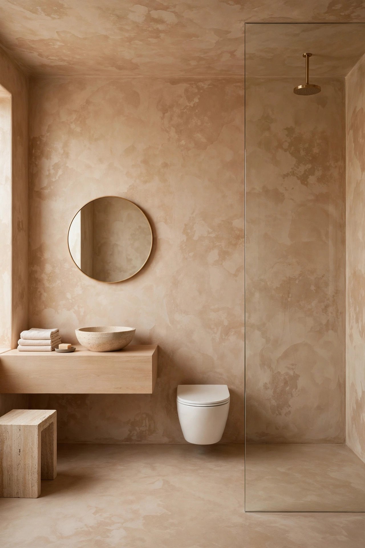 Beige Microcement Walls