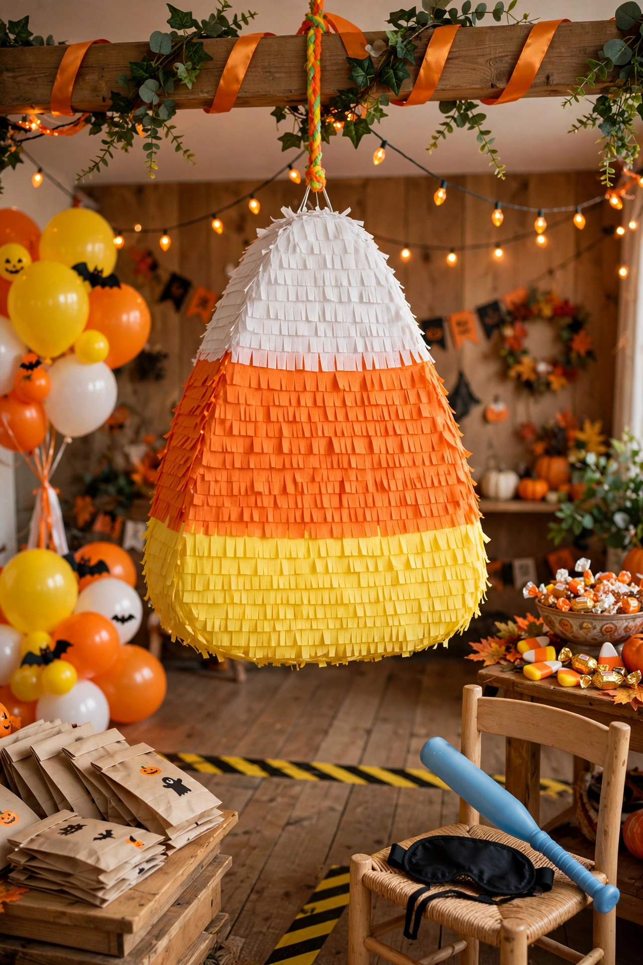 Candy Corn Pinata Party