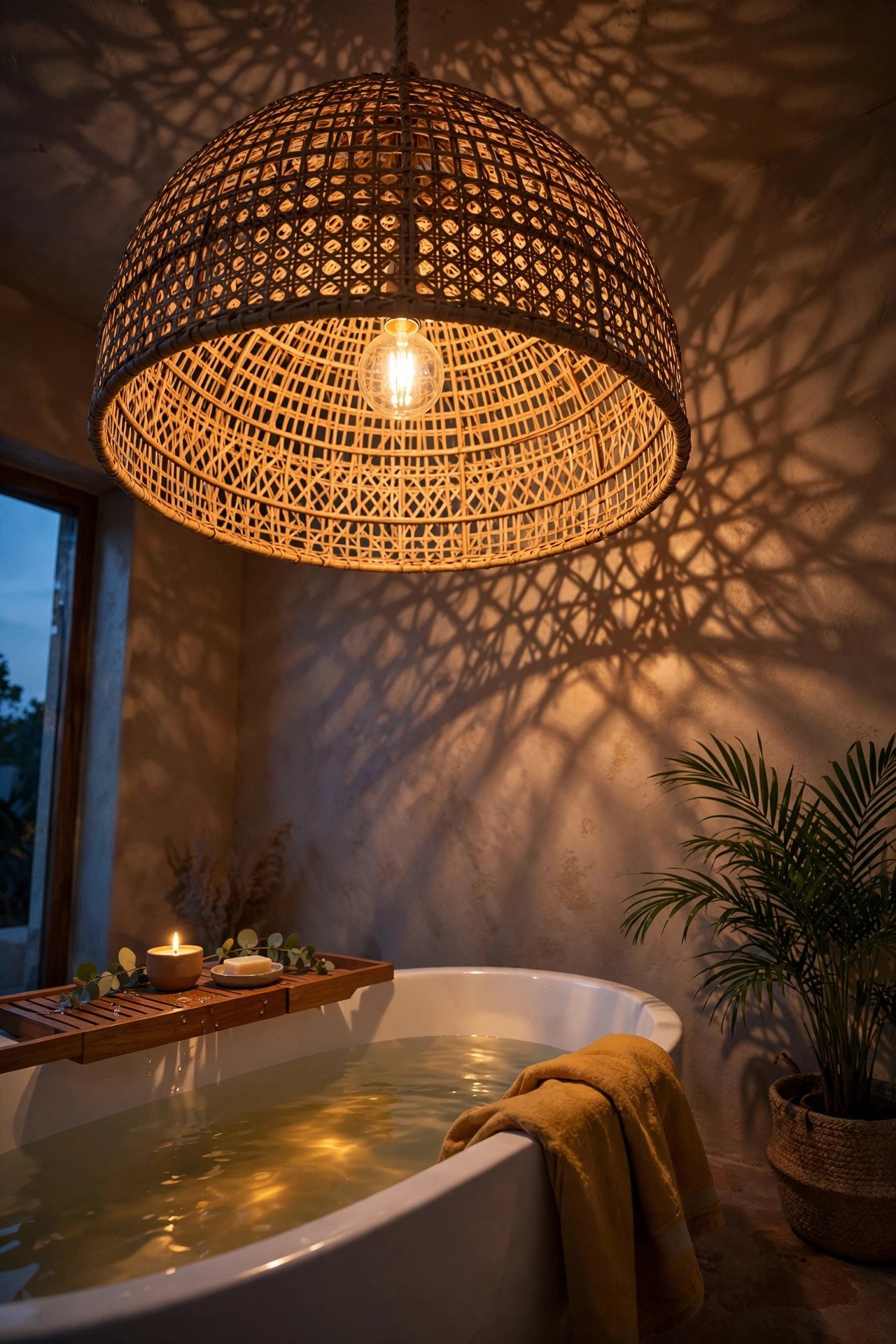 Rattan Pendant Light