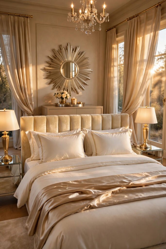 Champagne Metallic Glow Accents