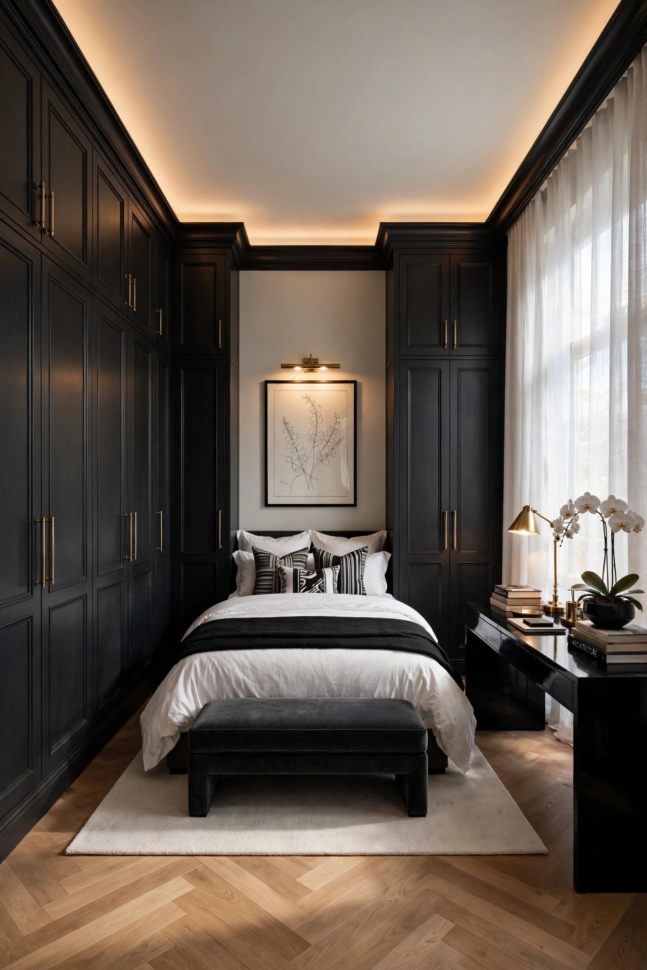Black Built In Wardrobes