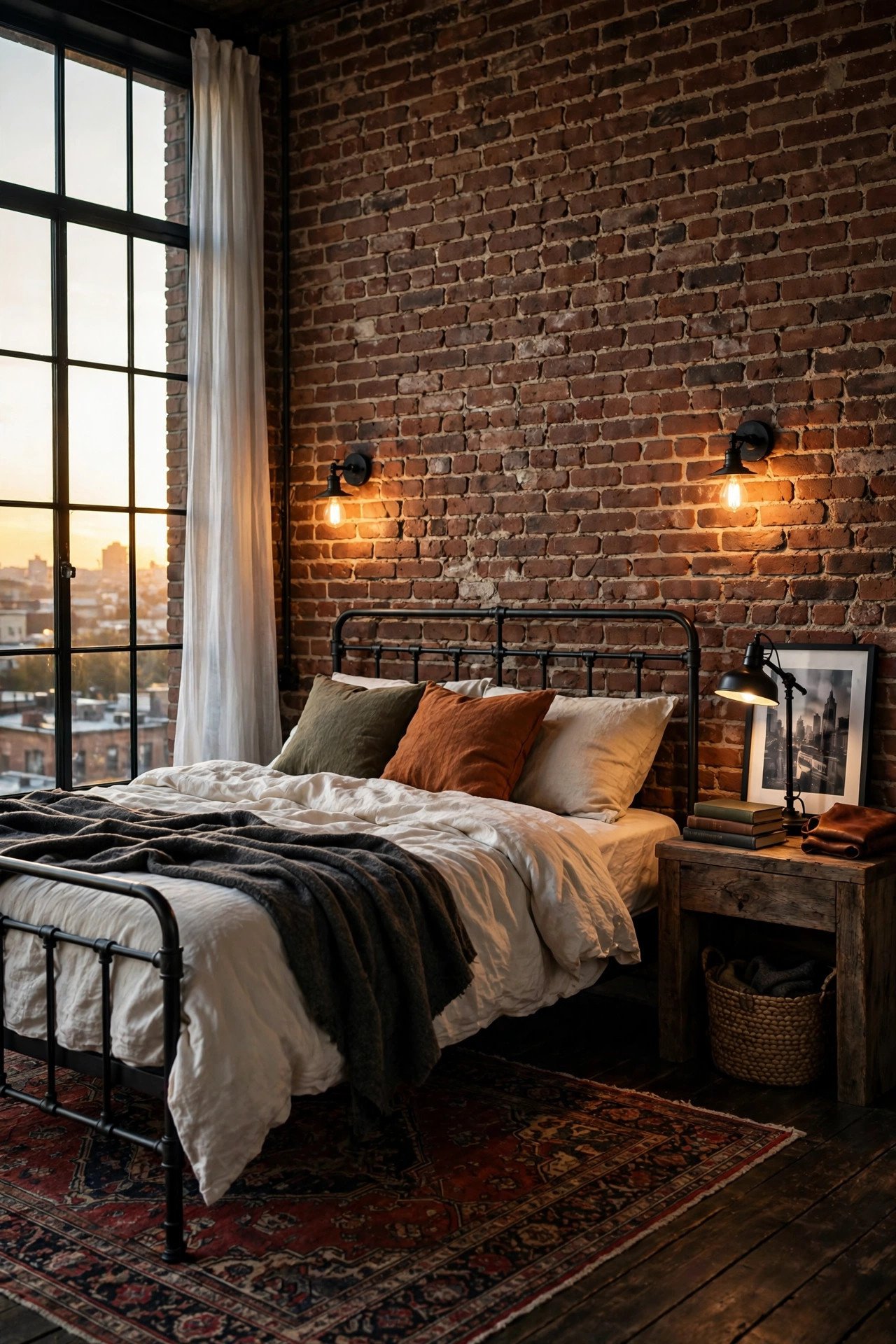 Exposed Brick Accent Wall