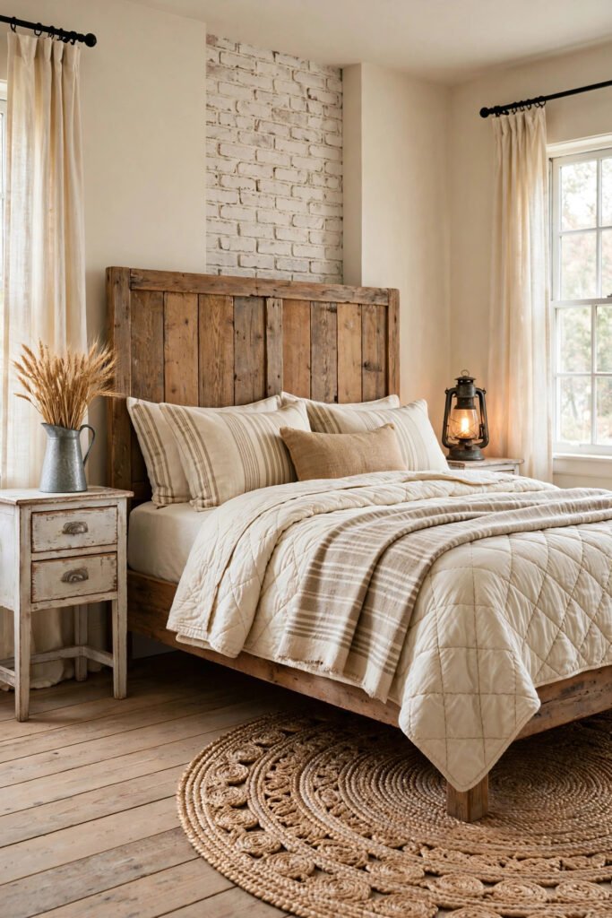 Rustic Beige Farmhouse Charm