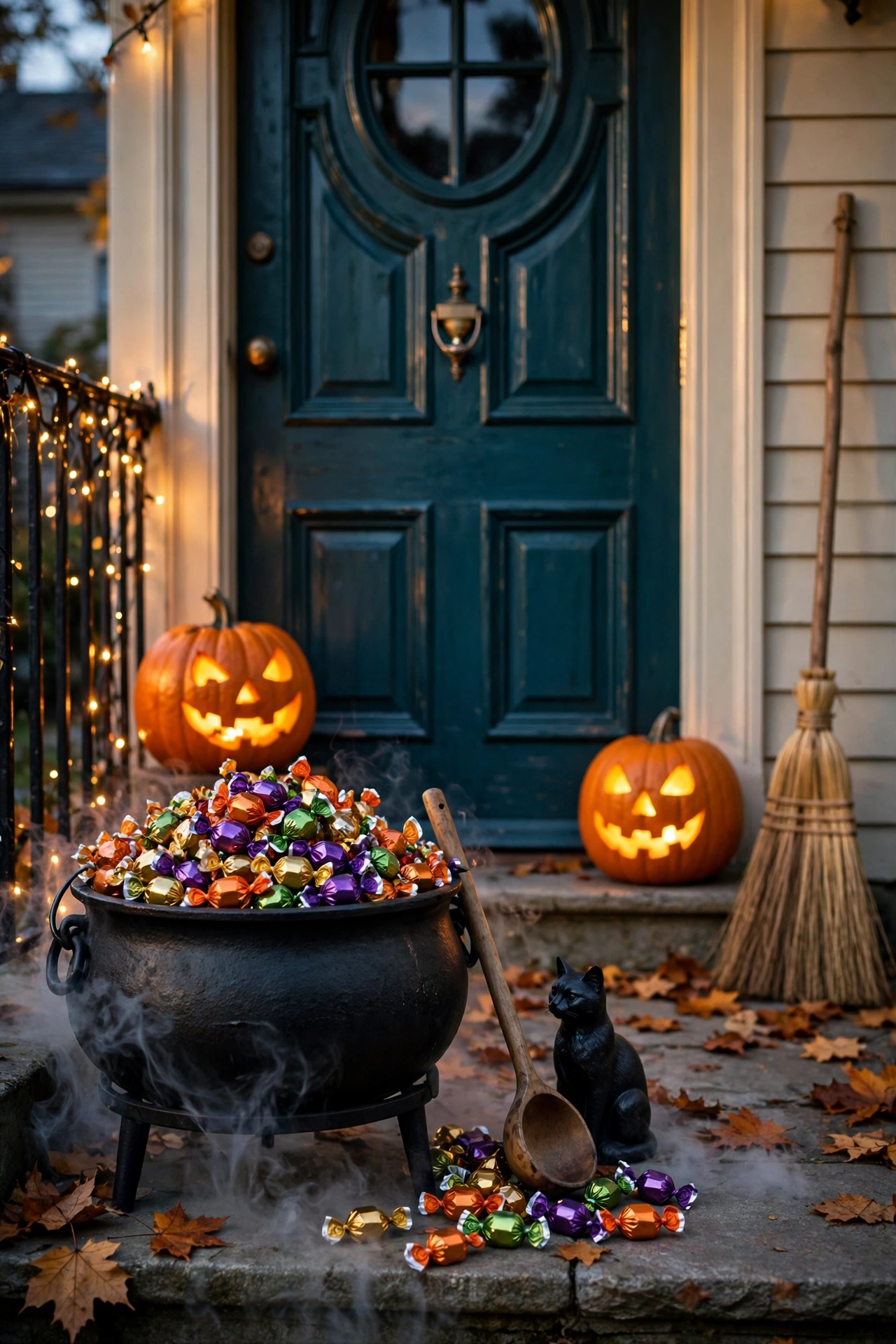 Candy Cauldron Beside the Door