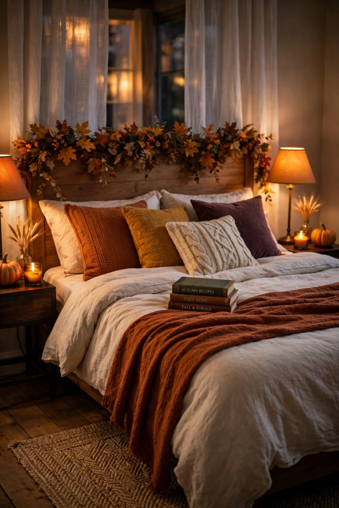 Cozy Bedroom Amber Glow Retreat