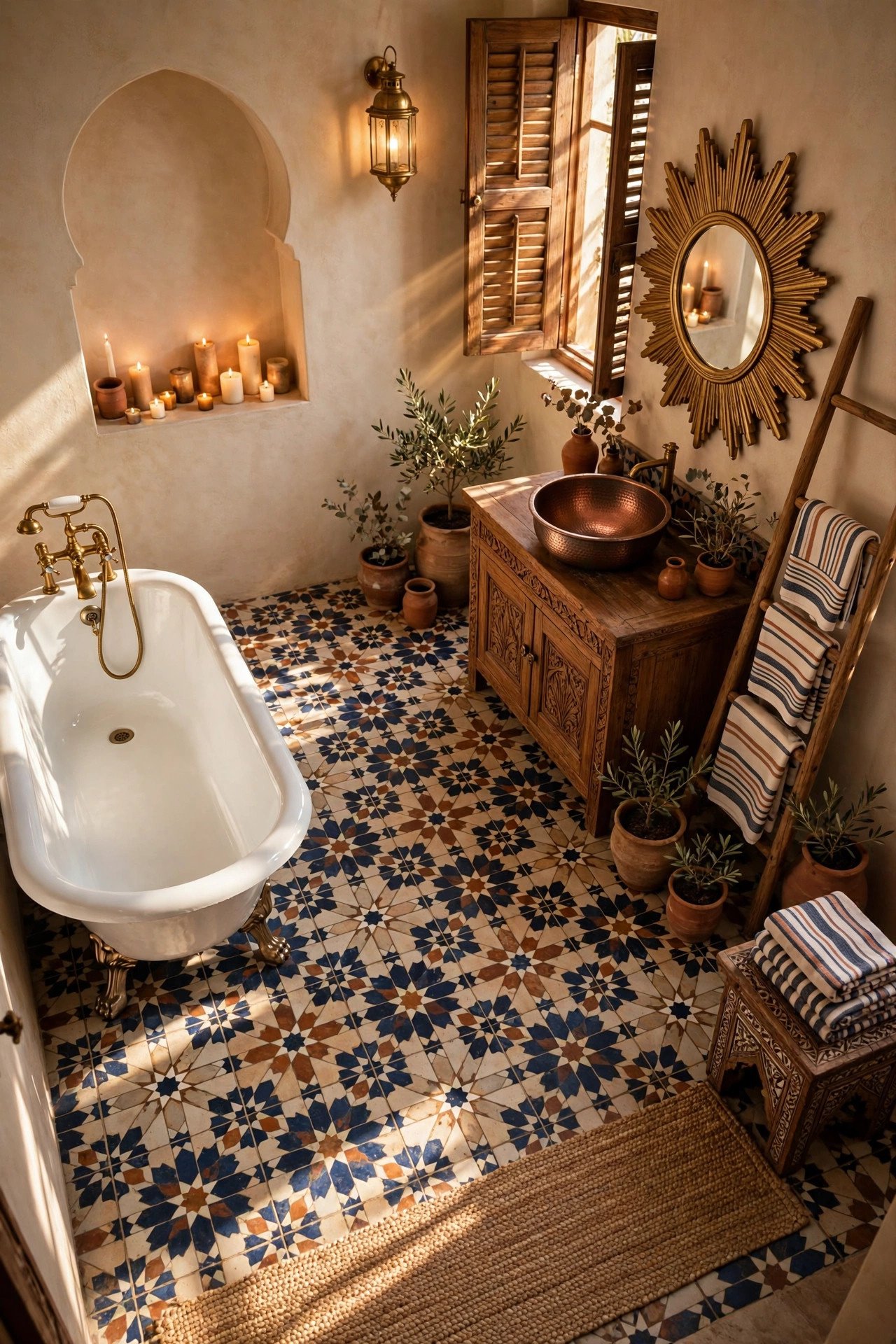 Encaustic Cement Tile