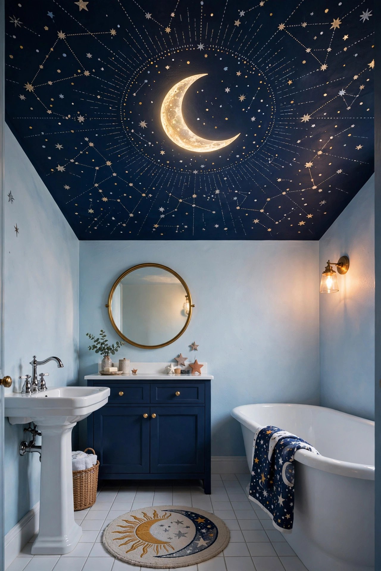 Painted Constellation Ceiling
