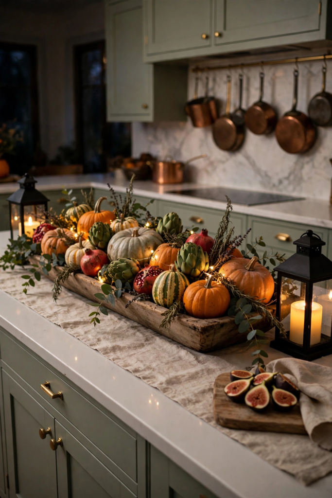 Kitchen Island Harvest Centerpiece