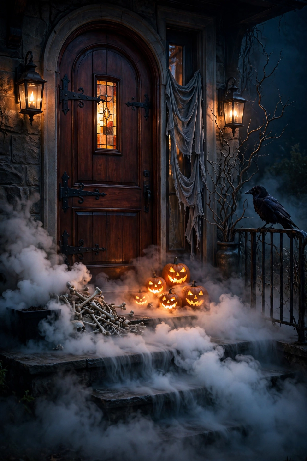 Fog Machine Greeting at the Threshold