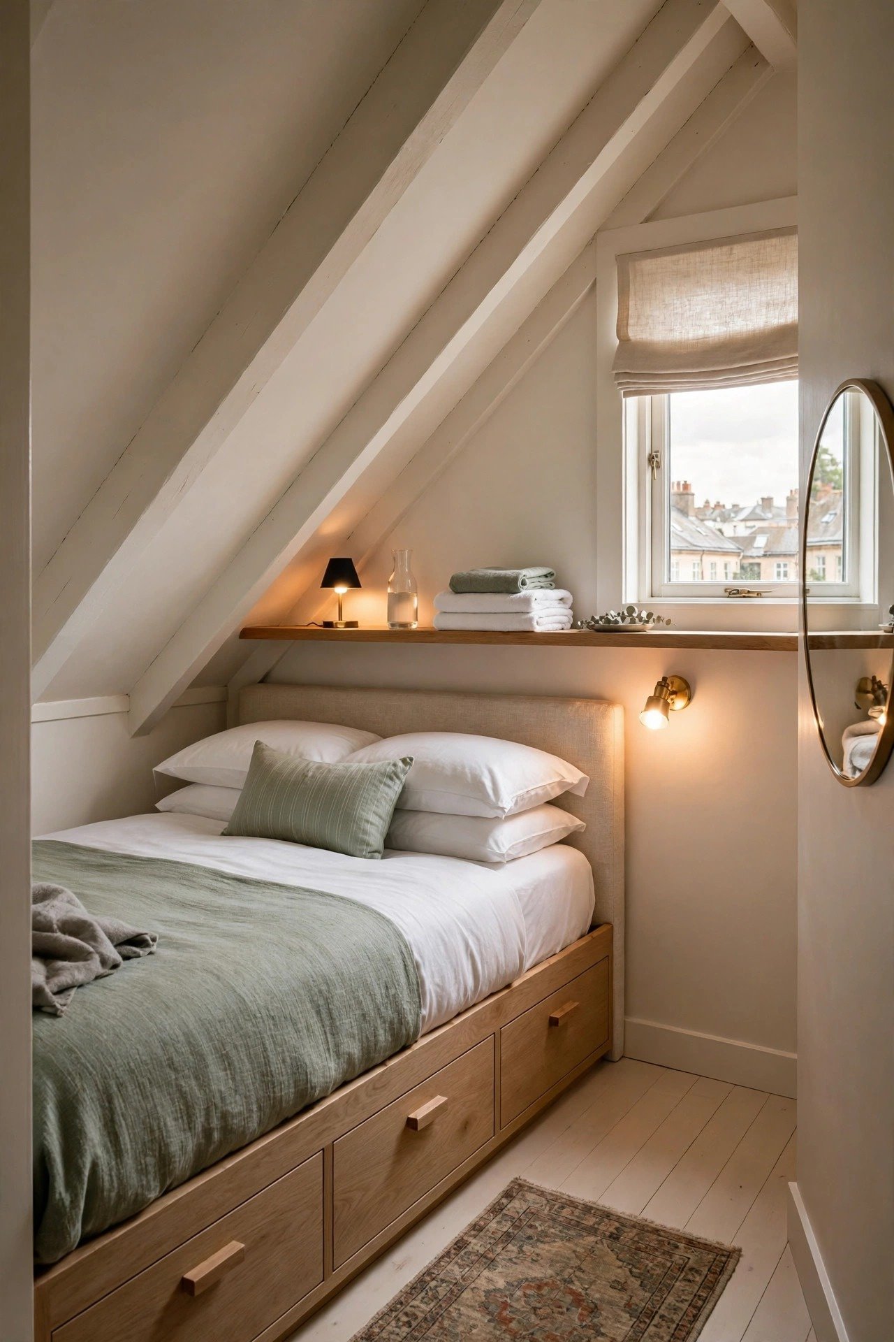 Tiny Attic Guest Hideout