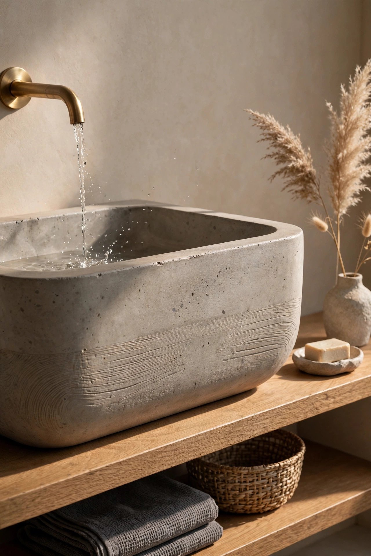Cast Concrete Basin