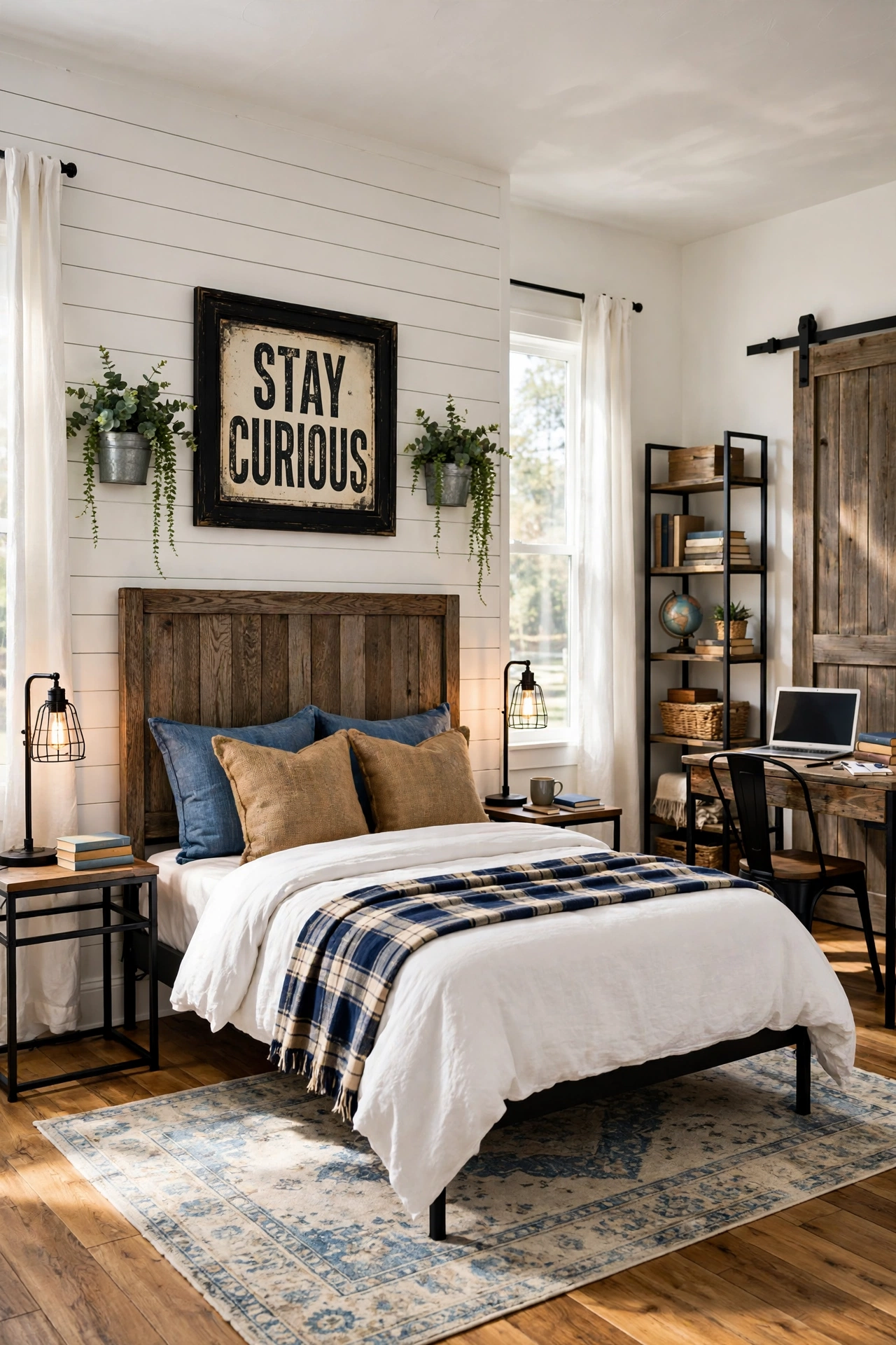 Modern Farmhouse Teen Room