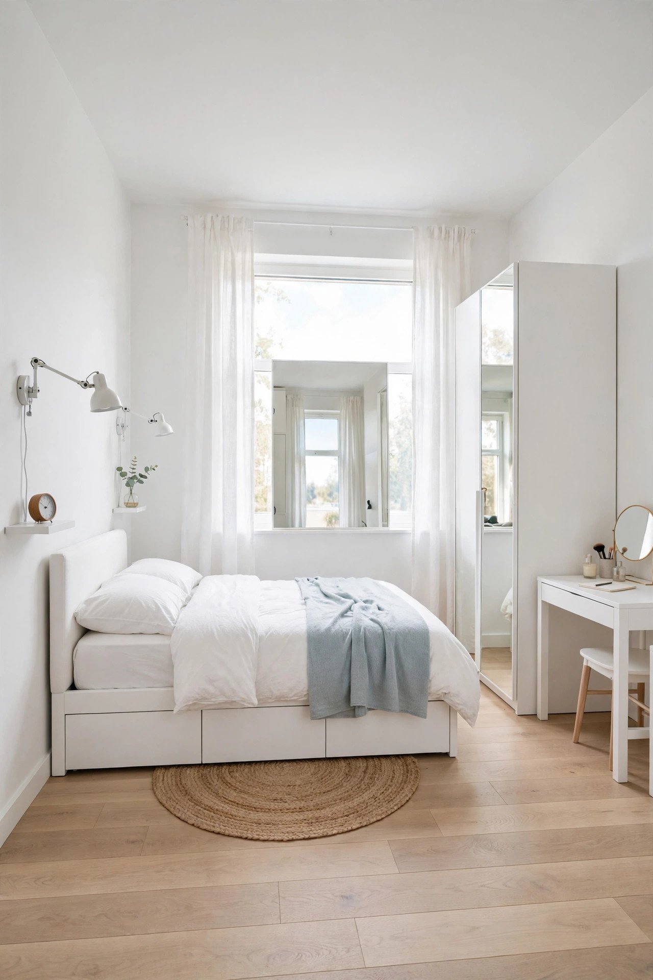 Small White Bedroom Ideas