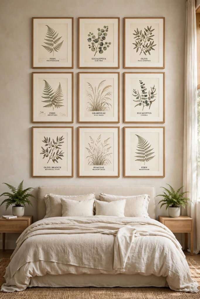 Botanical Print Gallery Wall