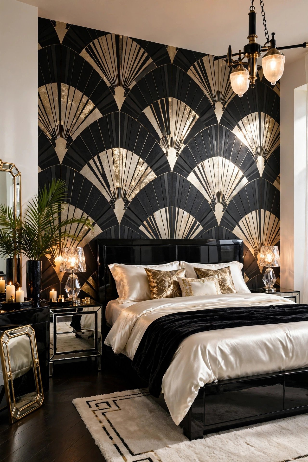 Black Geometric Wallpaper