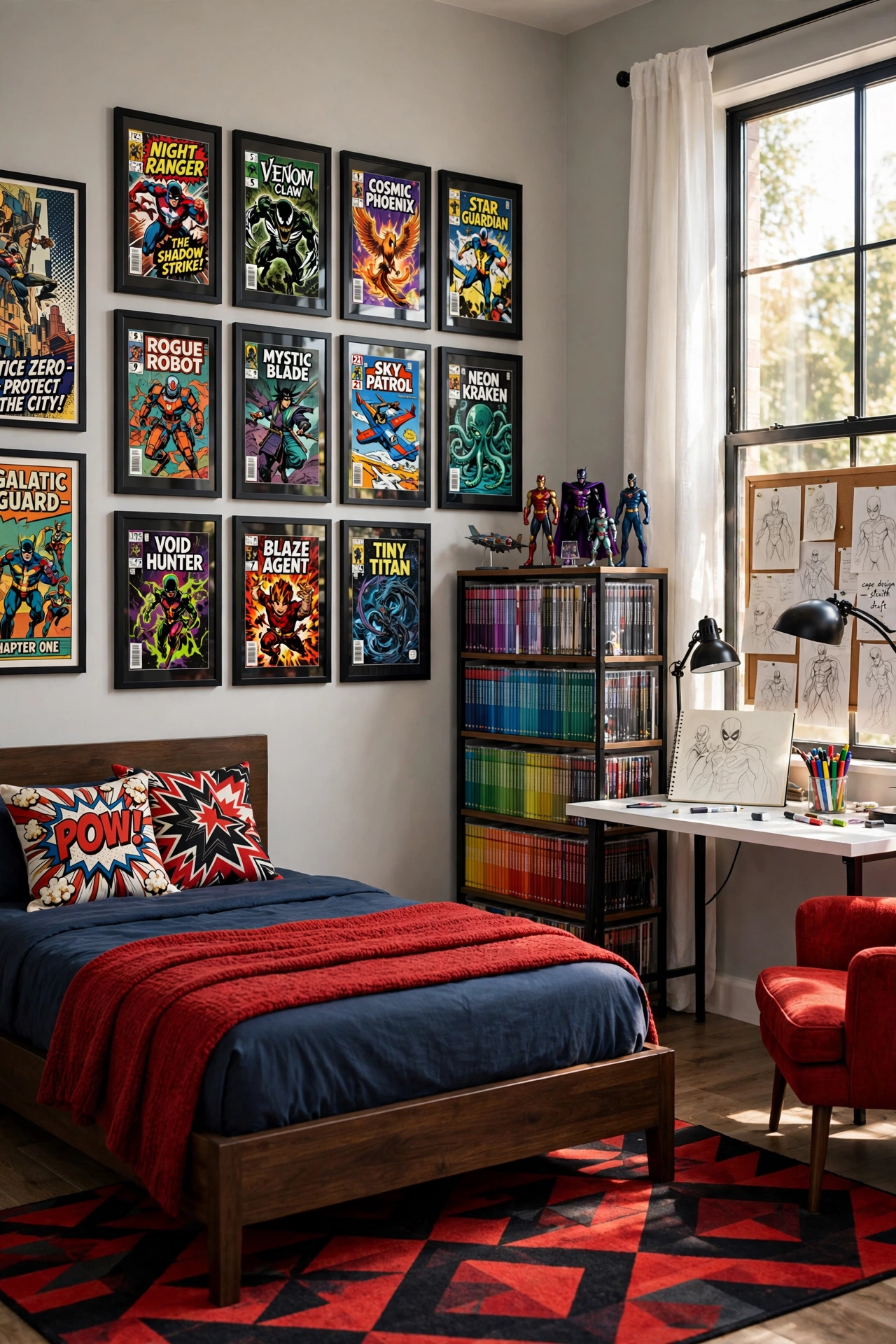 Comic Book Collection Display