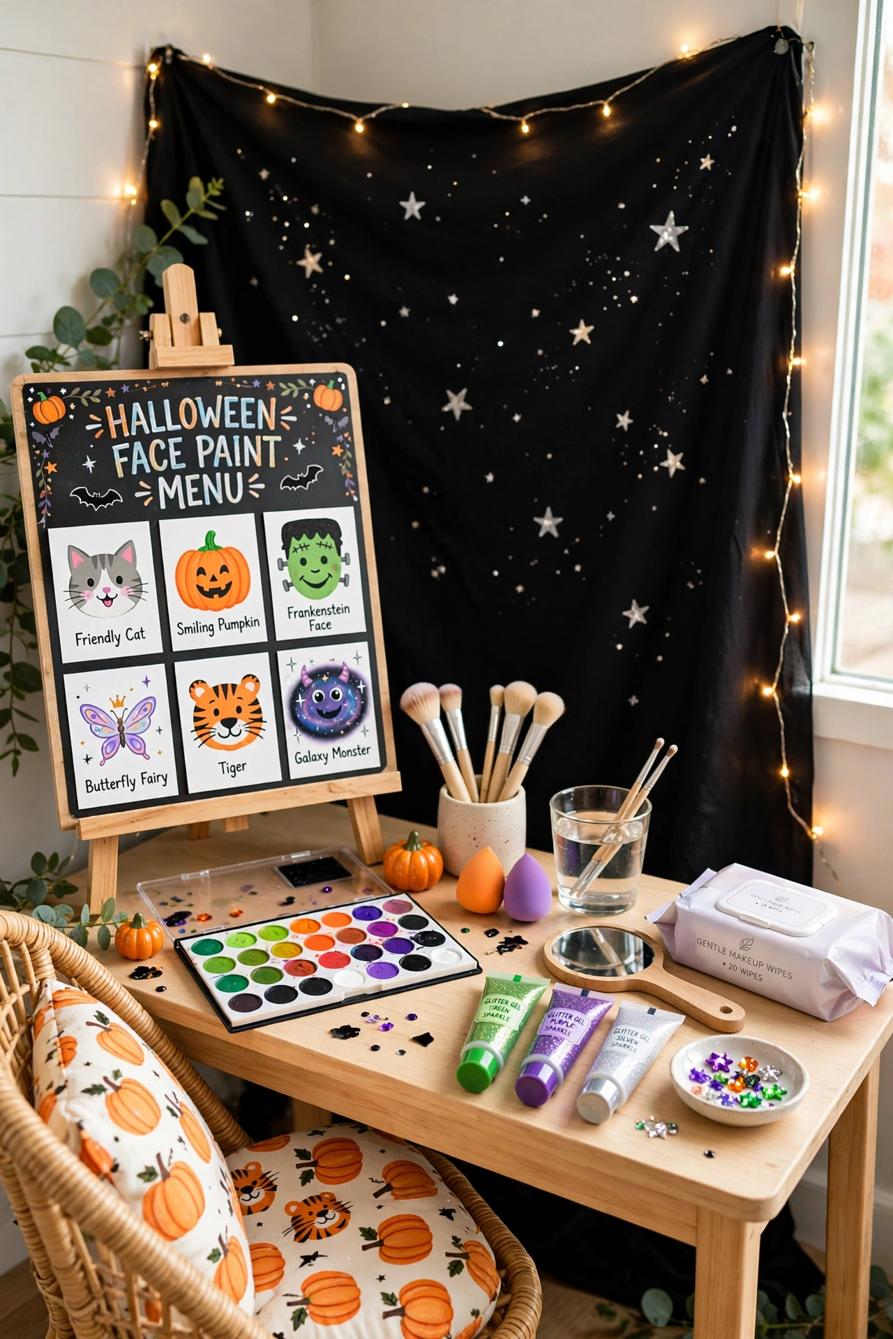 Monster Face Paint Station