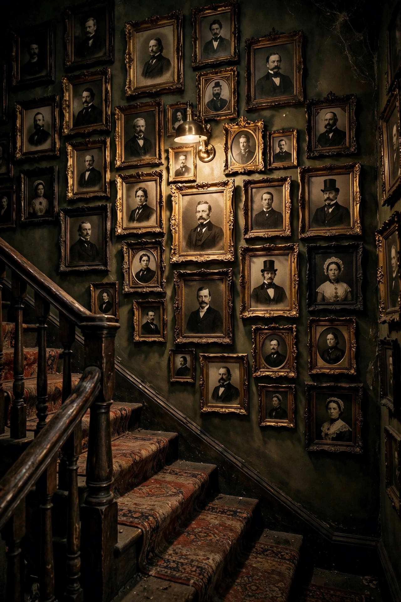 Sepia Ancestor Portrait Gallery