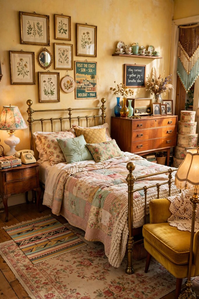 Vintage Eclectic Bedroom