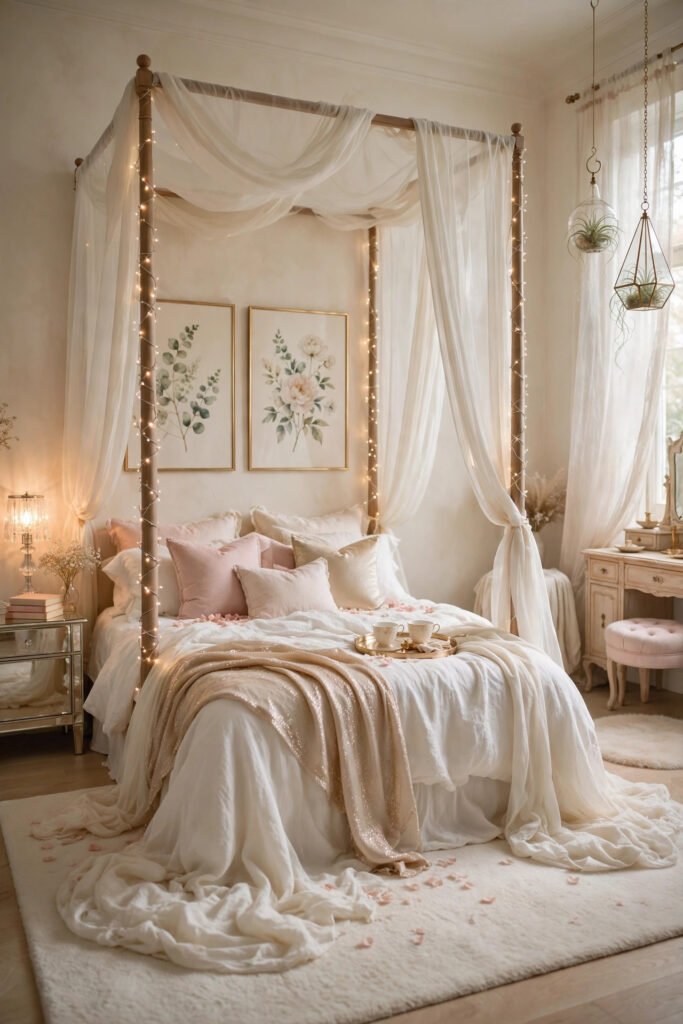 Dreamy Canopy Bed Bedroom