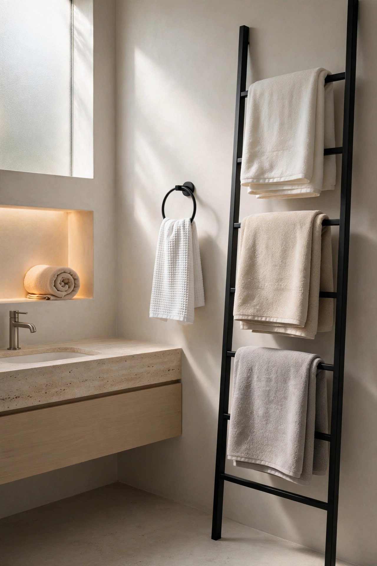 Minimalist Towel Display
