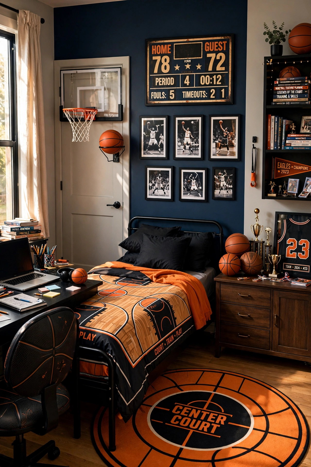 Basketball Hoop Room Decor