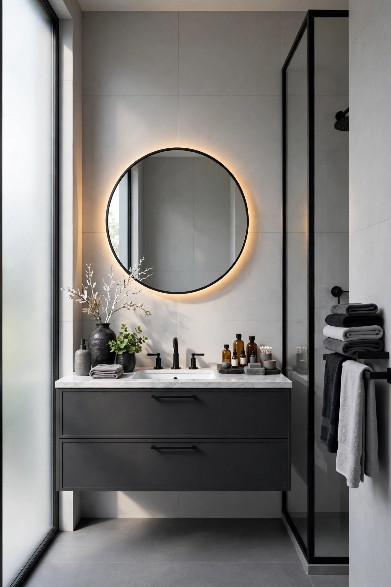 30 Grey Bathroom Ideas That Prove Neutral Can Be Stunning