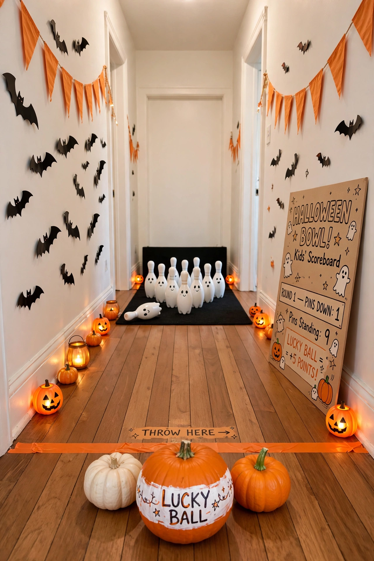 Pumpkin Bowling Alley