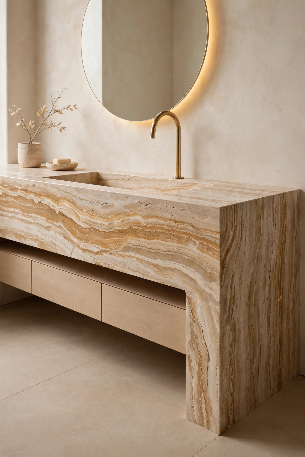 Single Slab Countertop