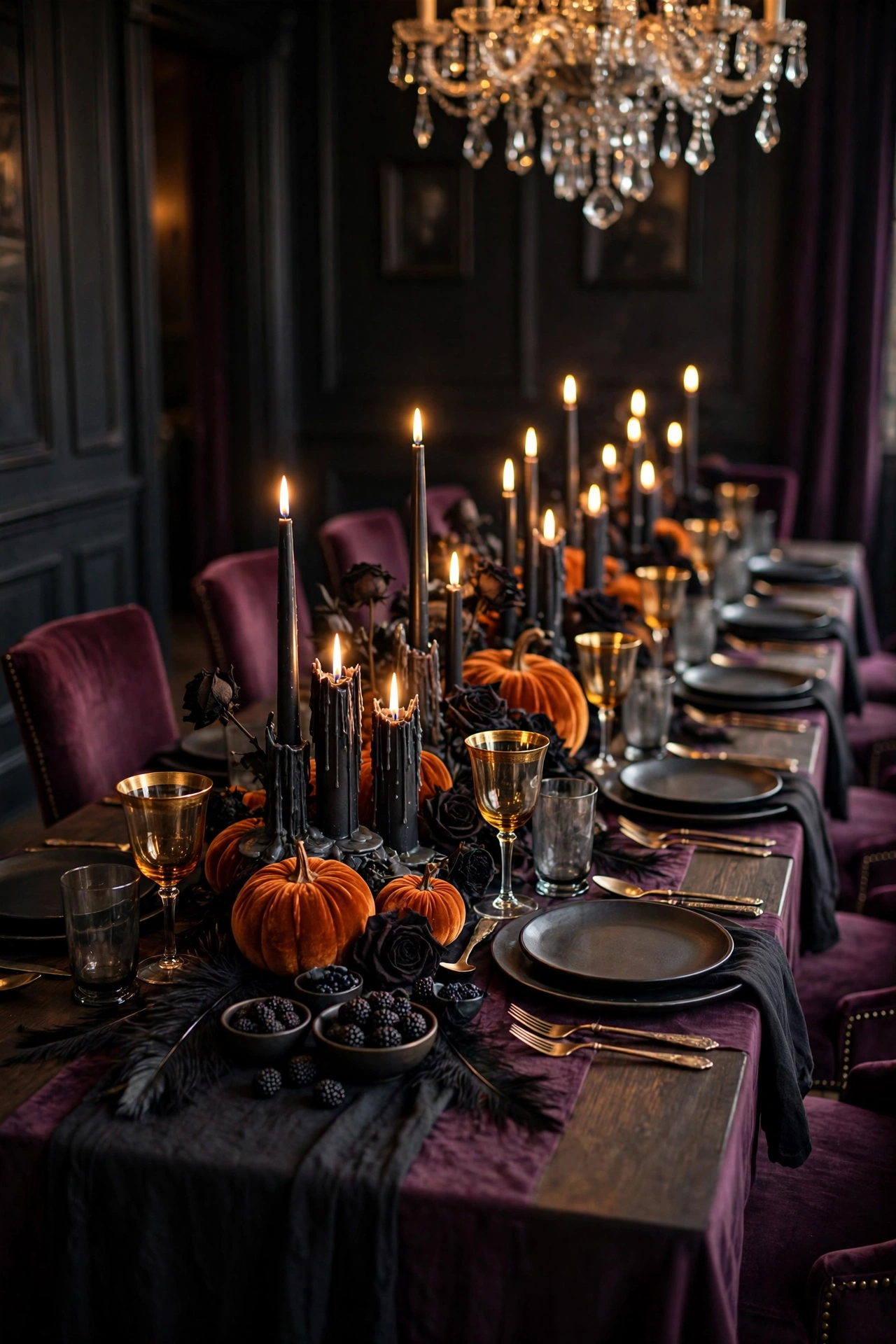 Spooky Dinner Party Tablescape